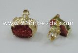 NGR161 22*30mm - 25*30mm freeform druzy agate rings wholesale