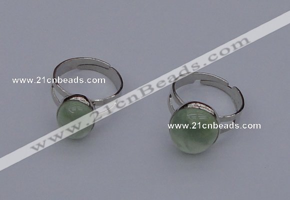 NGR208 10*14mm – 12*16mm freeform prehnite rings wholesale