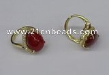 NGR254 13*18mm teardrop agate gemstone rings wholesale