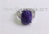 NGR3043 925 sterling silver with 12*16mm oval charoite rings