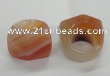 NGR38 20*30*35mm faceted freeform agate gemstone rings