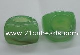 NGR42 20*30*35mm faceted freeform agate gemstone rings