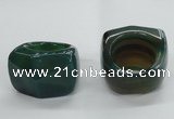 NGR44 20*30*35mm faceted freeform agate gemstone rings