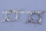 SSC205 5pcs 16mm 925 sterling silver spring rings clasps