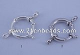 SSC209 5pcs 20mm 925 sterling silver spring rings clasps