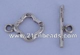 SSC32 5pcs 11*15mm diamond 925 sterling silver toggle clasps